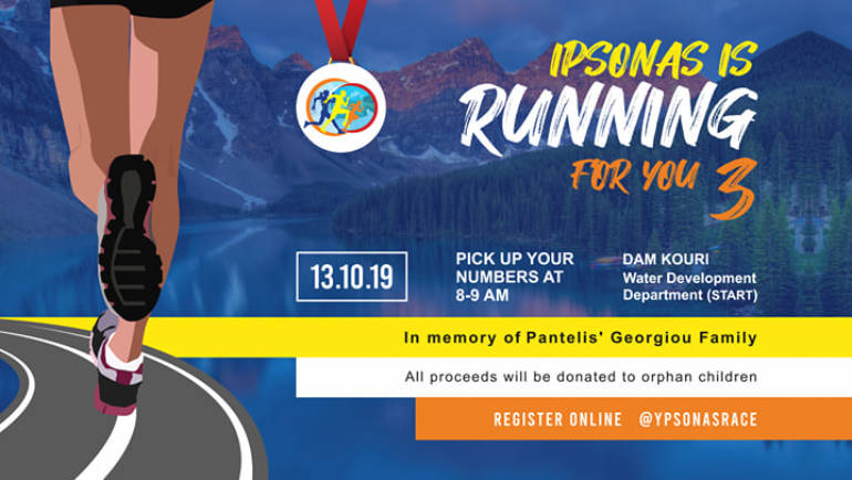 3rd ‘Ipsonas is Running For You’ on 13th October 2019